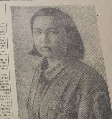 Qaharman qyzdyń sýreti tabyldy