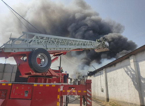 Qostanaıda turmystyq hımııa saqtalǵan qoıma órtendi