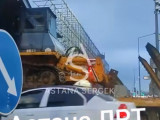 Astanada traktor tirkemesi LRT qurylymyna zaqym keltirdi