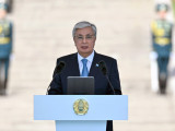 Qasym-Jomart Toqaev Memlekettik tý kóterý rásimine qatysty