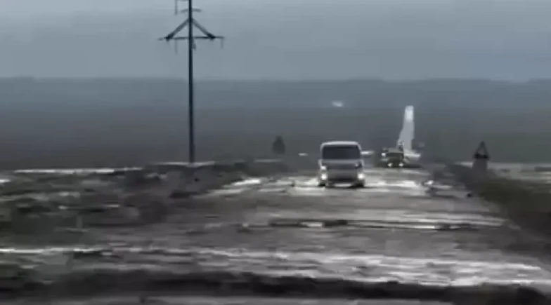 Kegen aýdanynda sel tasjoldy shaıyp ketti