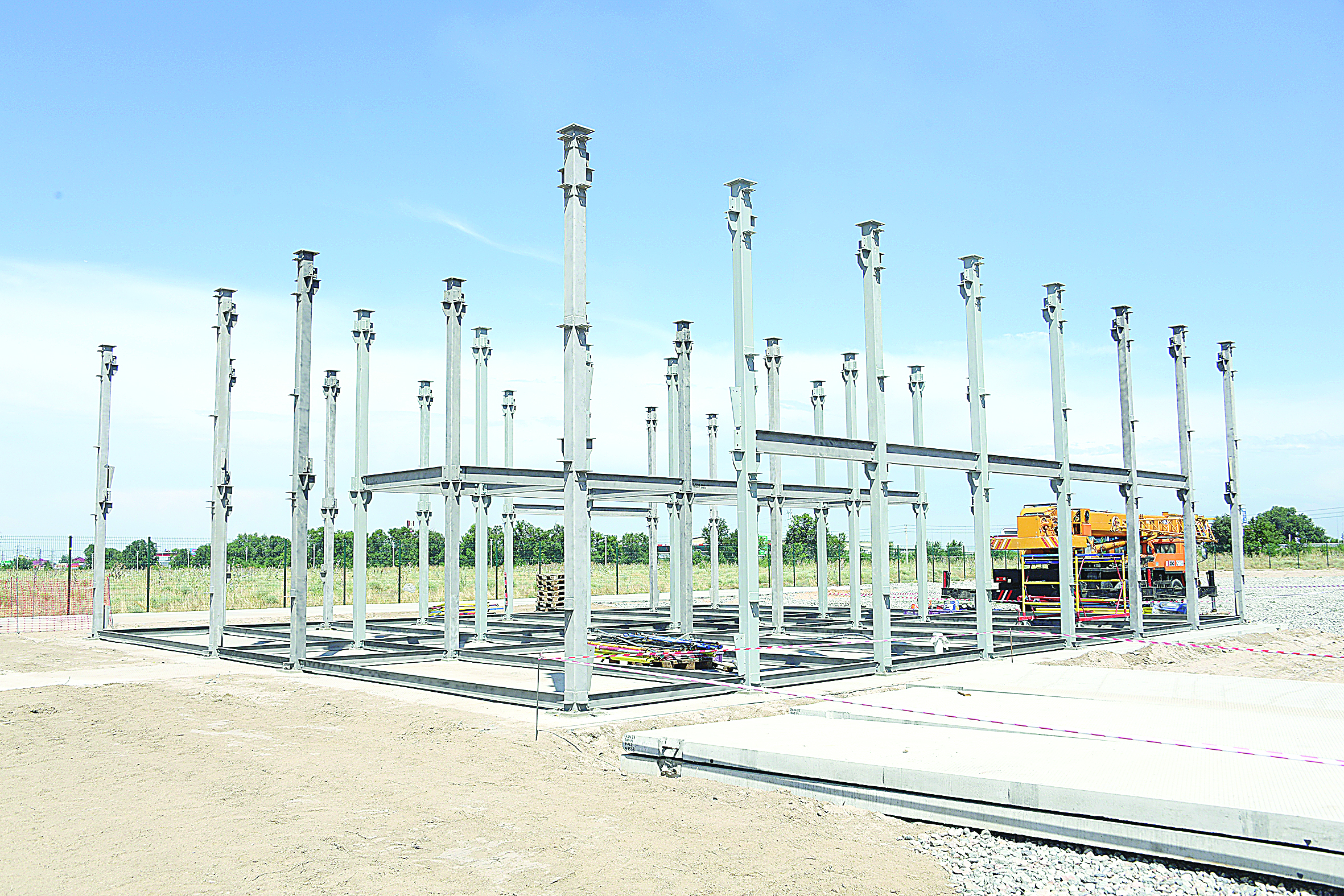 Jańa zaýyt salynady