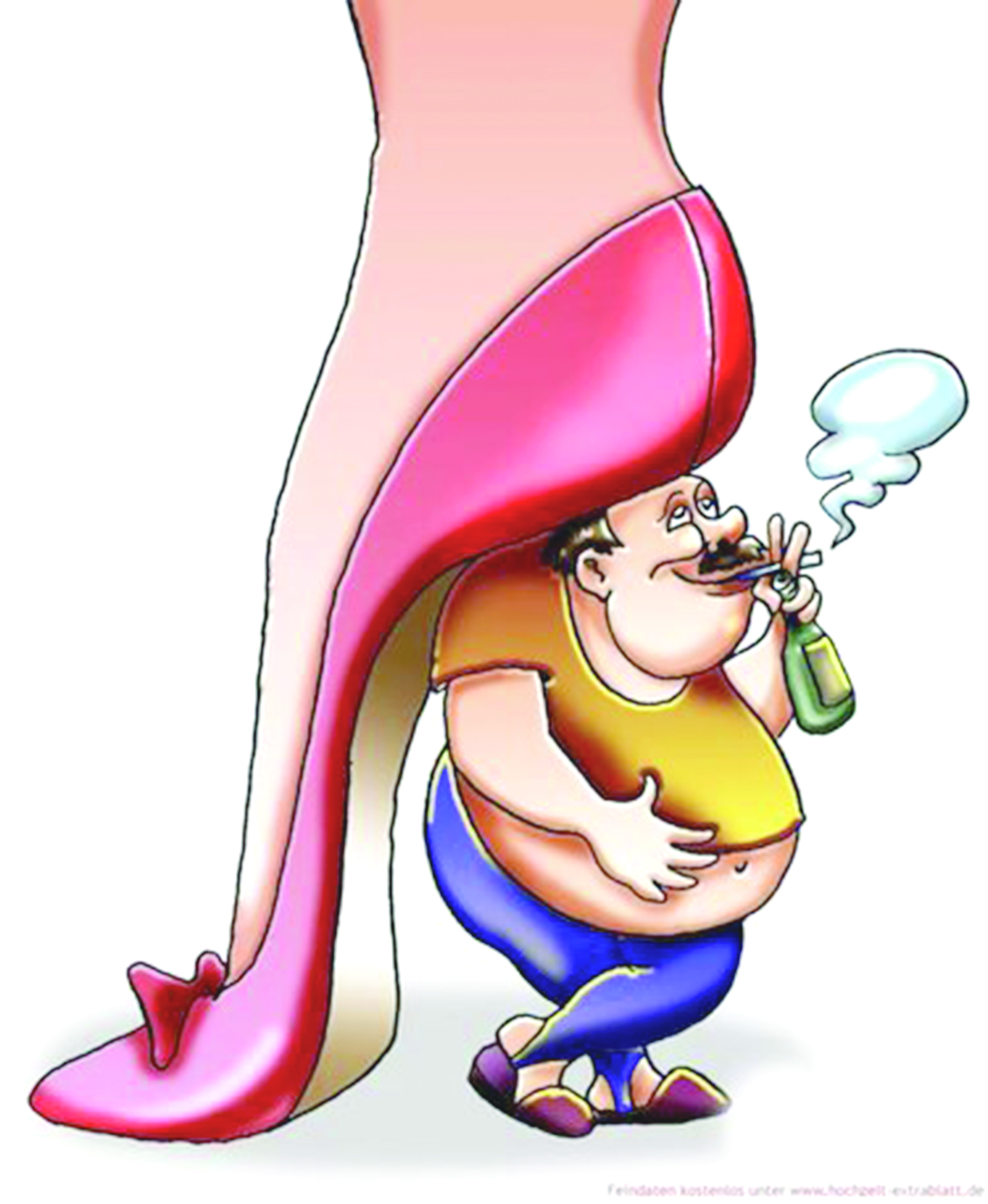 Men – úıde, Qatysh – toıda