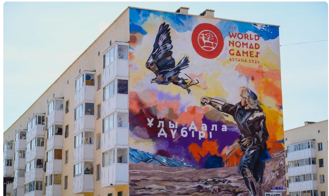 Kóshpeliler oıyndary: Astanada jańa mýral paıda boldy