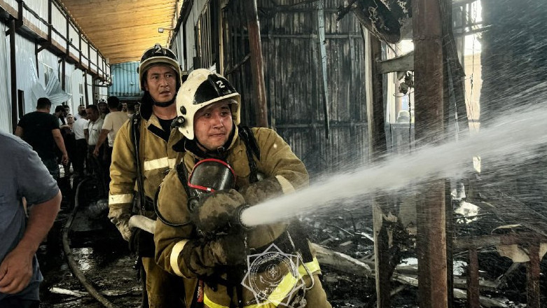 Shymkentte bazar órtendi