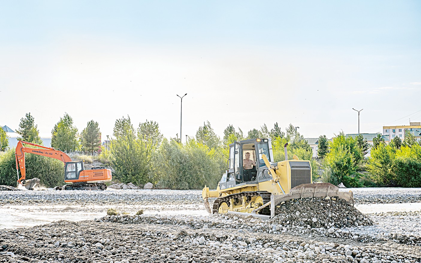 Jol jıegi tazalandy