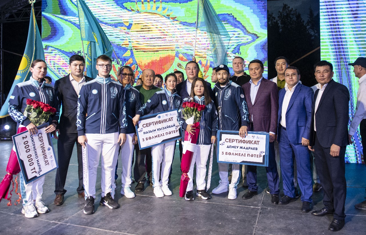 Olımpıadashylarǵa páter berildi