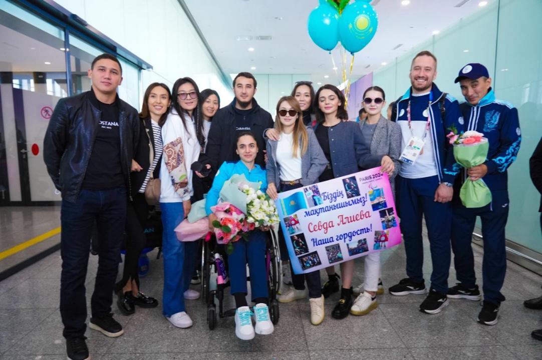 Paralımpıadada Qazaqstan namysyn qorǵaǵan Sevda Álıeva elge oraldy