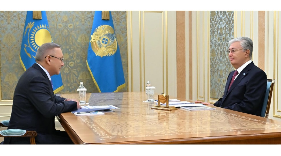 Prezıdent Jetisý oblysynyń ákimi Beıbit Isabaevty qabyldady