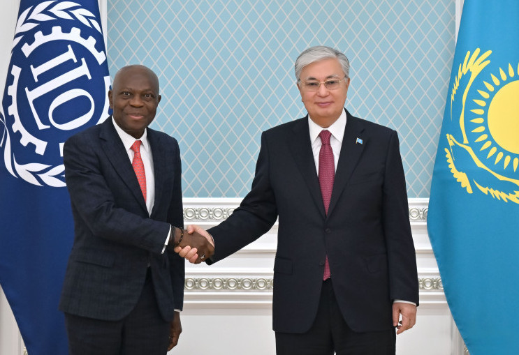 Memleket basshysy Halyqaralyq eńbek uıymynyń Bas dırektorymen kezdesti