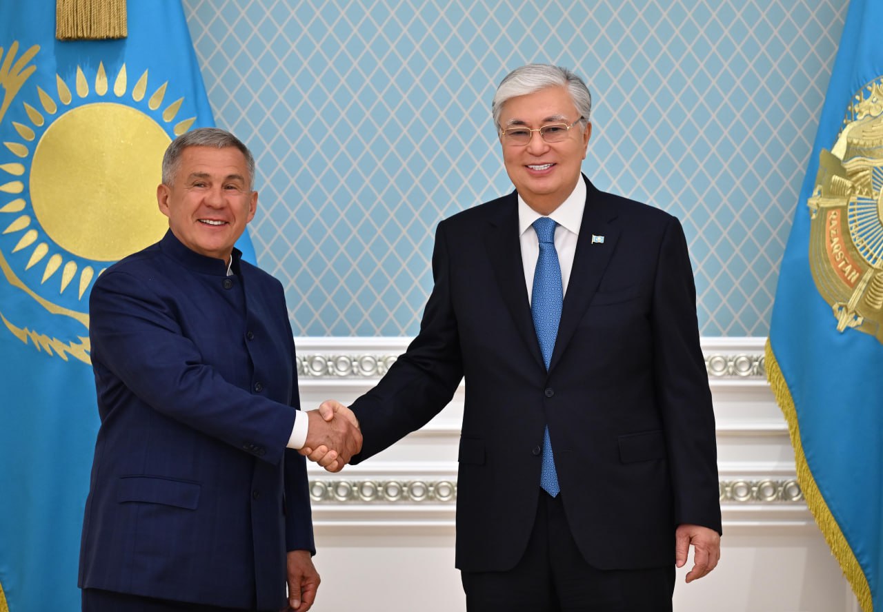 Memleket basshysy Tatarstan Raısy Rýstam Mınnıhanovty qabyldady