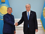 Memleket basshysy Tatarstan Raısy Rýstam Mınnıhanovty qabyldady