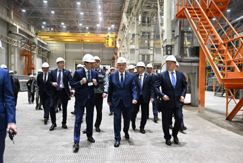 Memleket basshysy «KamLitKZ» JShS shoıyn quıý zaýytyna bardy