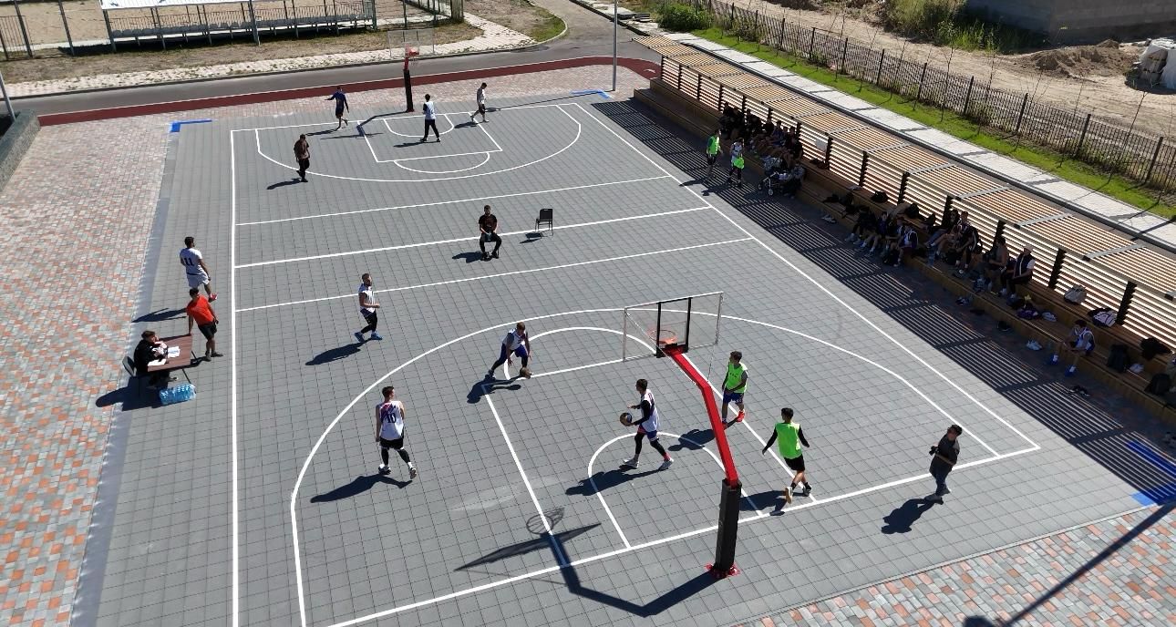 Zamanaýı sport alańy ashyldy