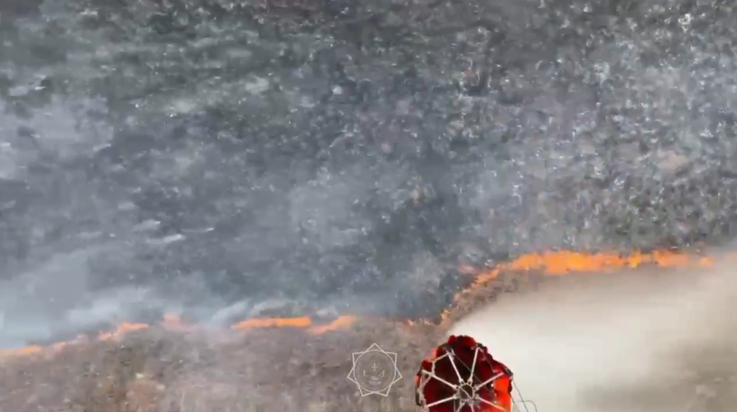 Qaraǵandy - Pavlodar shekarasyndaǵy órt: Qazirgi ahýal qandaı