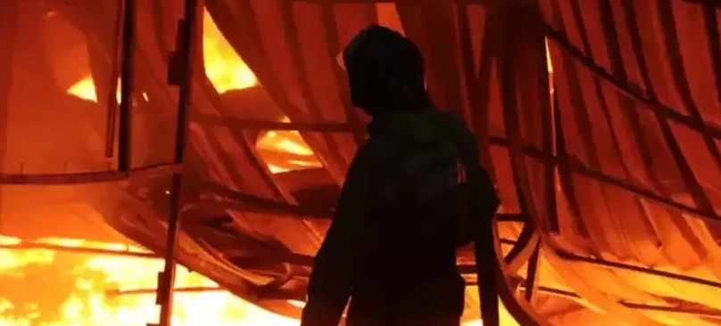 Qostanaı oblysynda órtten bes bala kóz jumdy