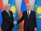 Qazaqstan men Armenııa prezıdentteri kelissóz júrgizdi
