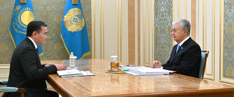 Prezıdent Astana qalasynyń ákimi Jeńis Qasymbekti qabyldady
