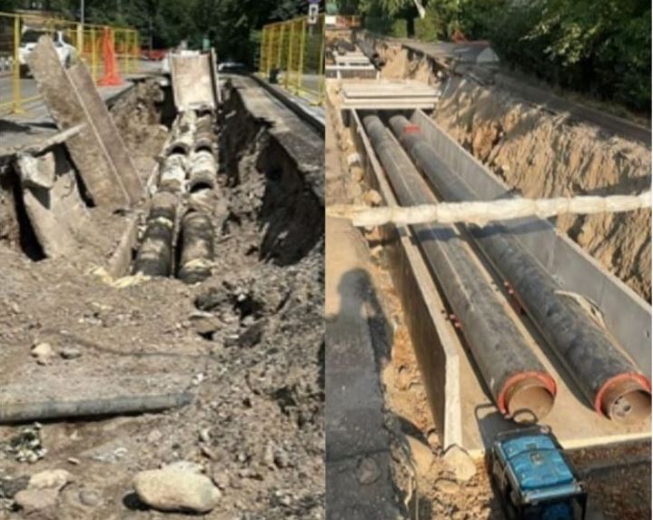 Almatyda 40 jyl boıy qoldanylǵan qubyr aýystyryldy