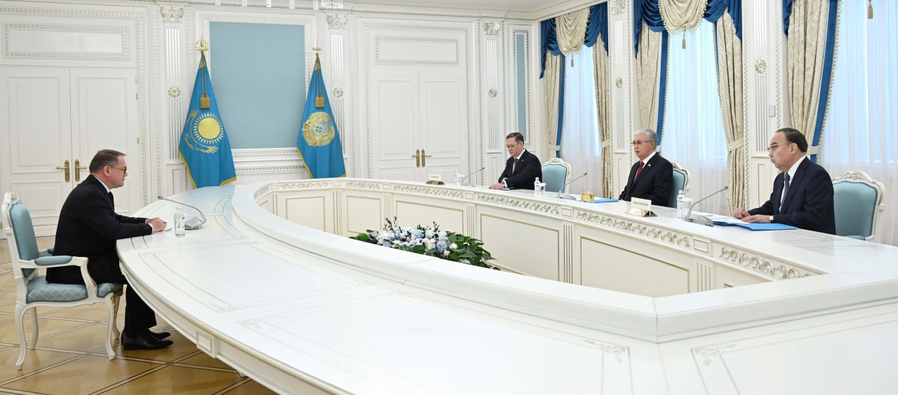 Memleket basshysy Fransııa elshisin qabyldady