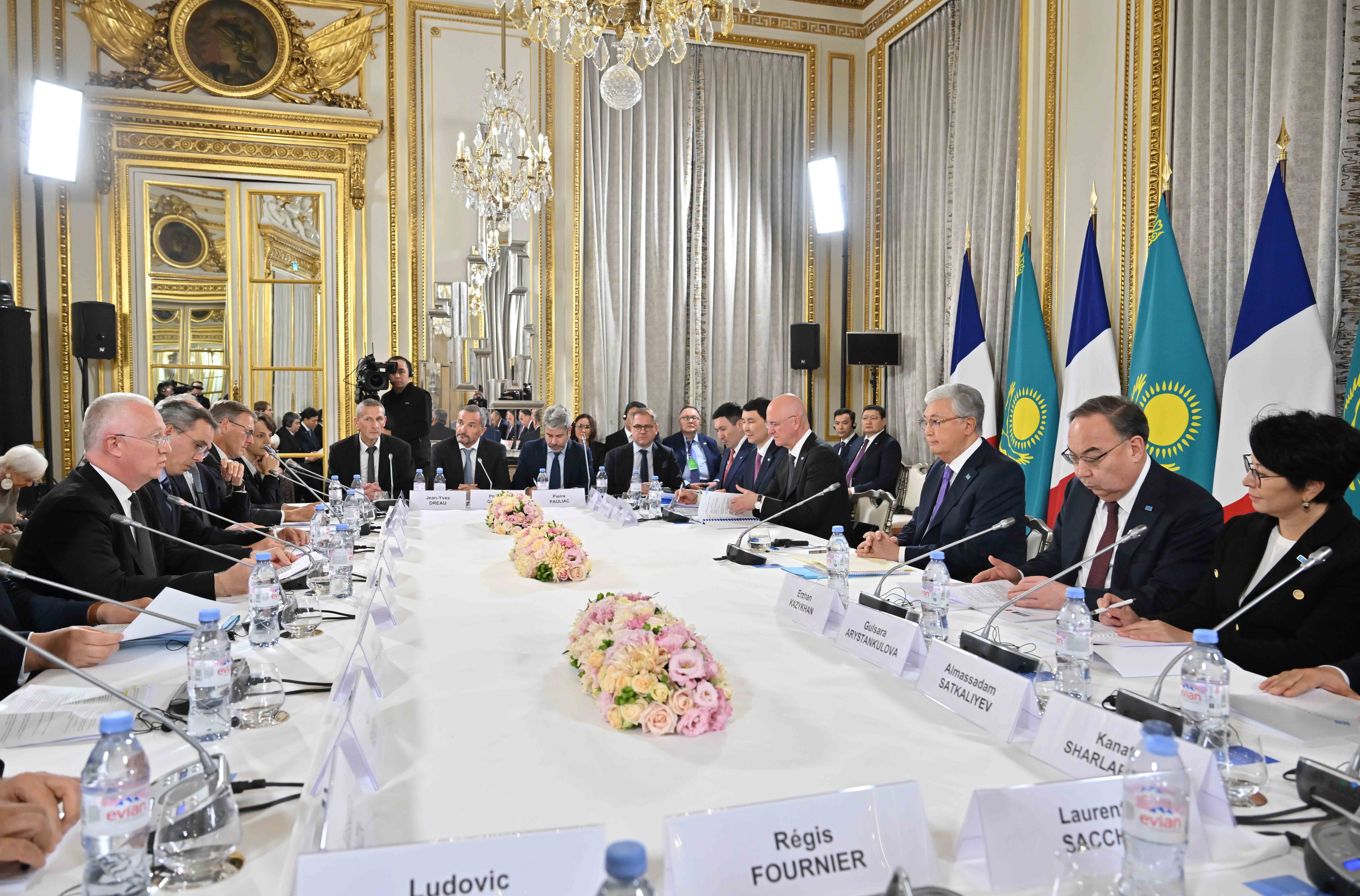 Memleket basshysy EDF kompanııasynyń bas dırektoryn qabyldady