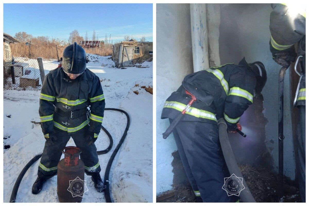 Qostanaı oblysynda qutqarýshylar joıqyn jarylystyń aldyn aldy