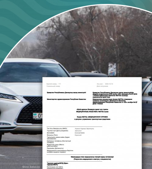 Taǵy bir medısınalyq anyqtamany onlaın alýǵa bolady