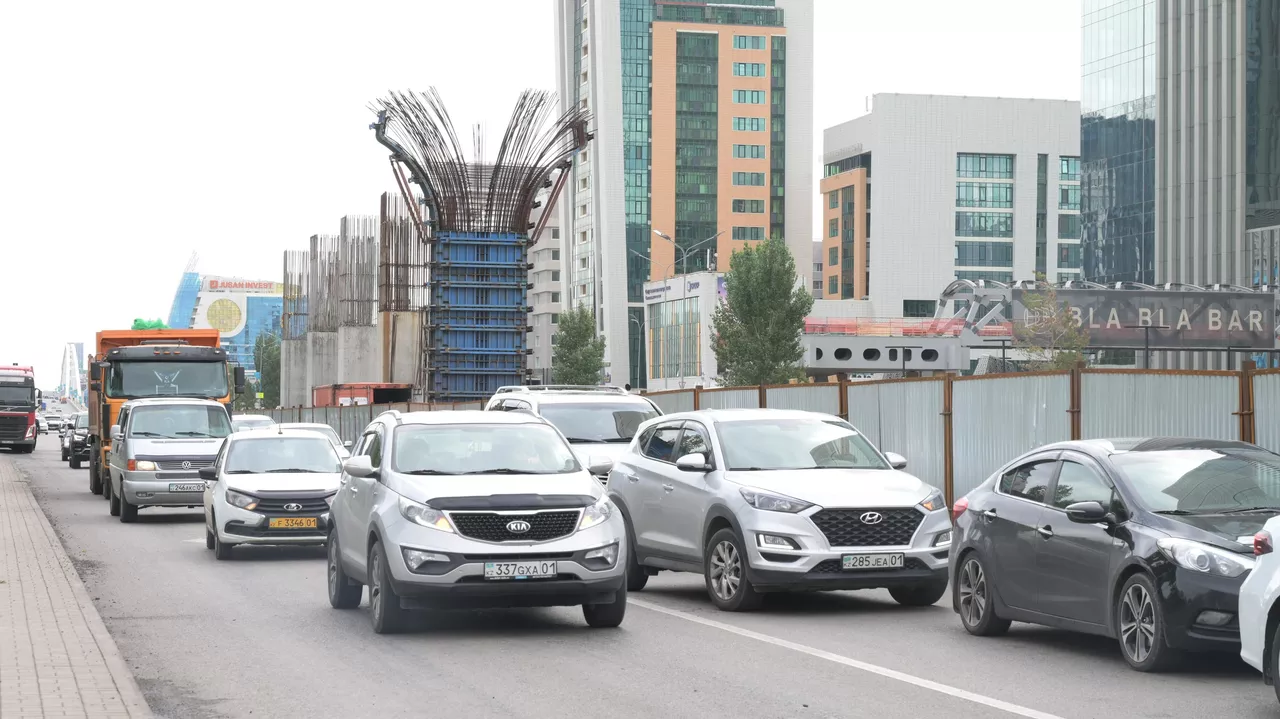 Astana dańǵyldarynyń biri 2 aptaǵa jartylaı jabyldy