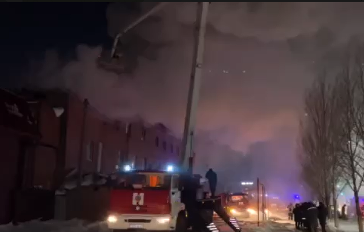 Astanada  40 adam órtten evakýasııalandy