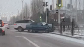 Astanada eki jeńil kólik soqtyǵysty