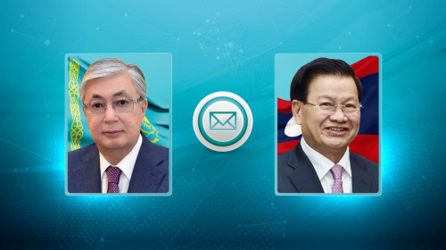 Qasym-Jomart Toqaev Laos Prezıdentin Táýelsizdik kúnimen quttyqtady
