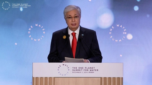 Qasym-Jomart Toqaev One Water sammıtine qatysty