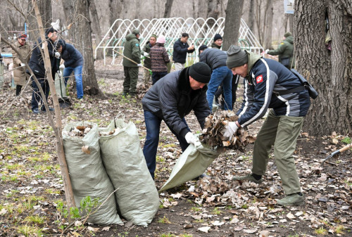 Almatyda Baým toǵaıy tazartyldy