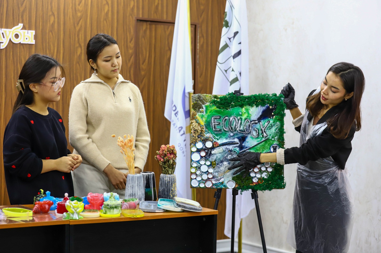 Atyraýlyq stýdentter ekoaksııaǵa úlesterin qosty