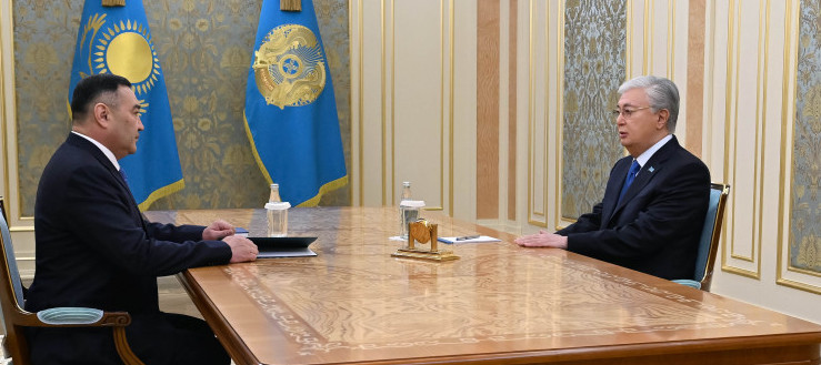 Memleket basshysy Ulttyq qaýipsizdik komıtetiniń tóraǵasyn qabyldady