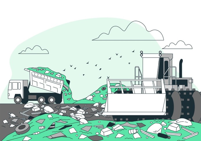 Aqsaıda qoqys óńdeledi