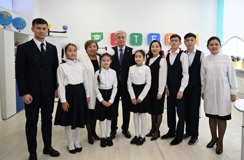 Memleket basshysy №1 Hromtaý orta mektebin aralap kórdi