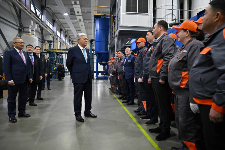 Prezıdent «Taldyqorǵan» ındýstrııalyq aımaǵyna bardy