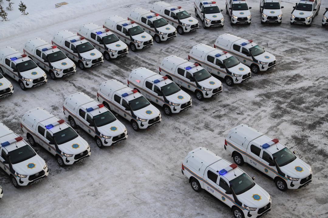 TJM avtoparki zamanaýı kóliktermen tolyqty