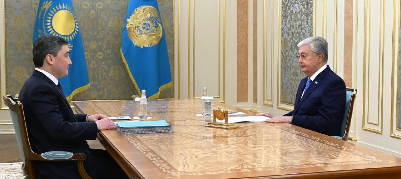 Memleket basshysy Oljas Bektenovti qabyldady