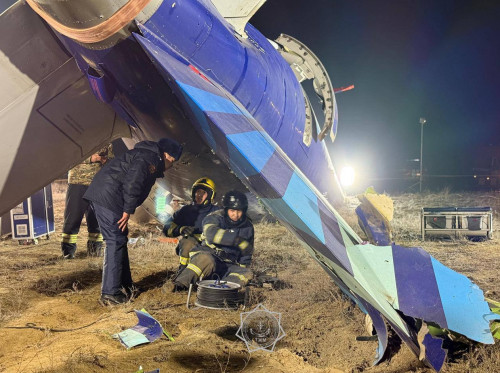 Aqtaý mańynda qulaǵan ushaqtyń qara jáshigi tabyldy