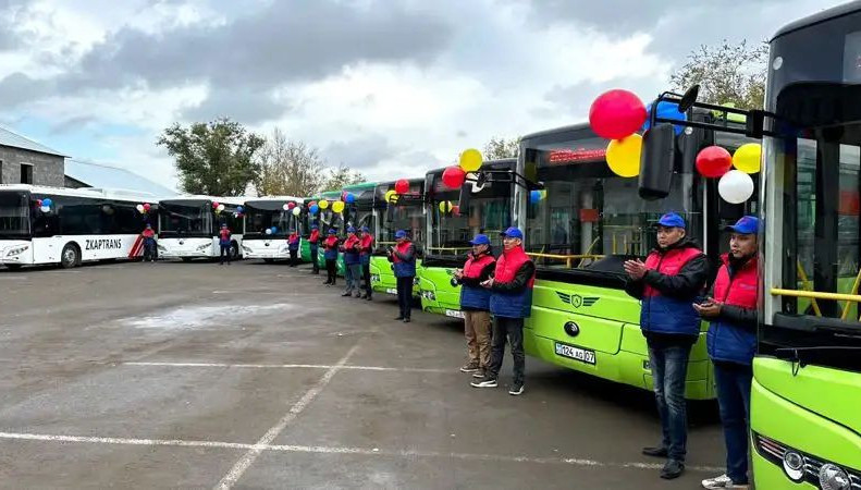 Oralda eki jylda 53 jańa avtobýs alyndy