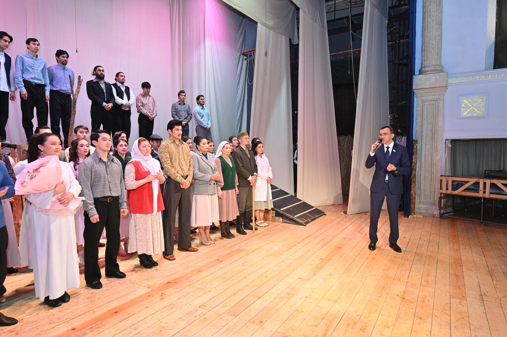 «Gaýhartas» spektakliniń mereıli qoıylymy