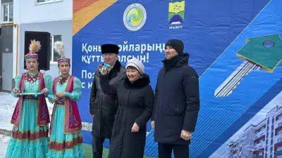 Oralda otyz otbasy baspanaly boldy