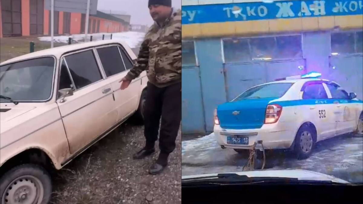 Túrkistan oblysynda birneshe kólik jol jıegine túsip ketken