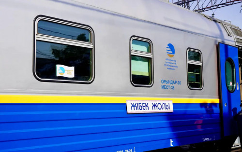 Jibek joly týrıstik poıyzy alǵash ret Samarqanǵa attandy