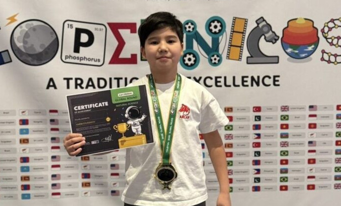 10 jastaǵy oqýshy dúnıejúzilik Olımpıadada «altyn» ıelendi