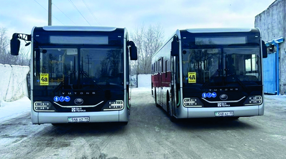 Jańa avtobýstar jolǵa shyqty