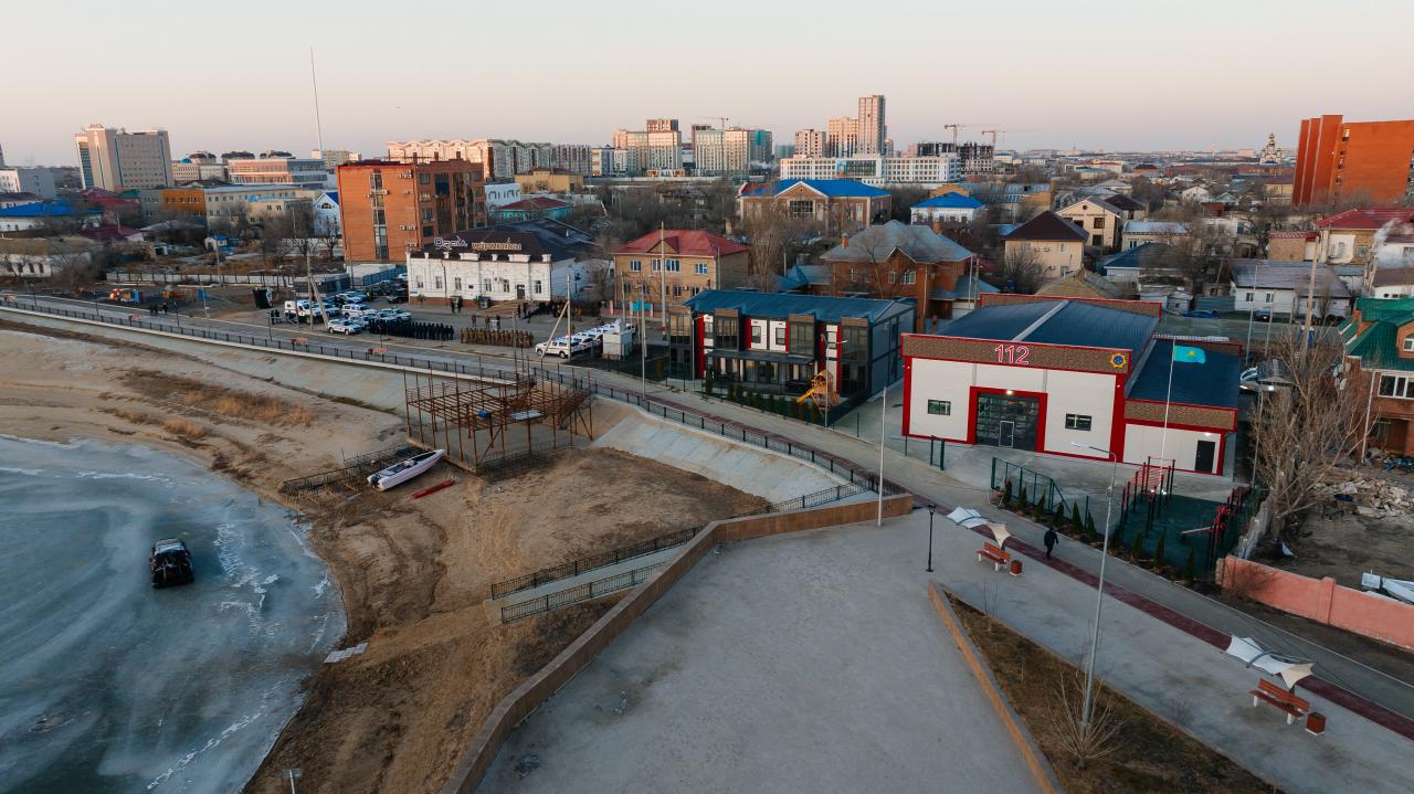 Jaıyq jaǵalaýyndaǵy qutqarý stansasy