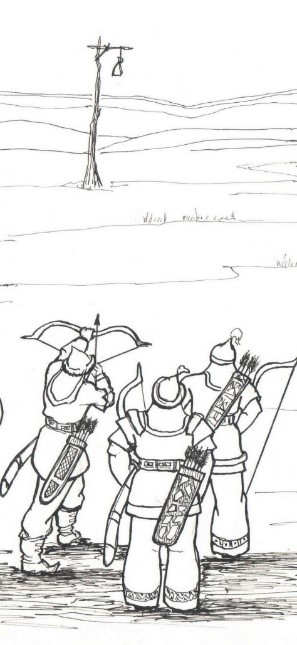 Aq jambyny aǵashqa ilip atqan